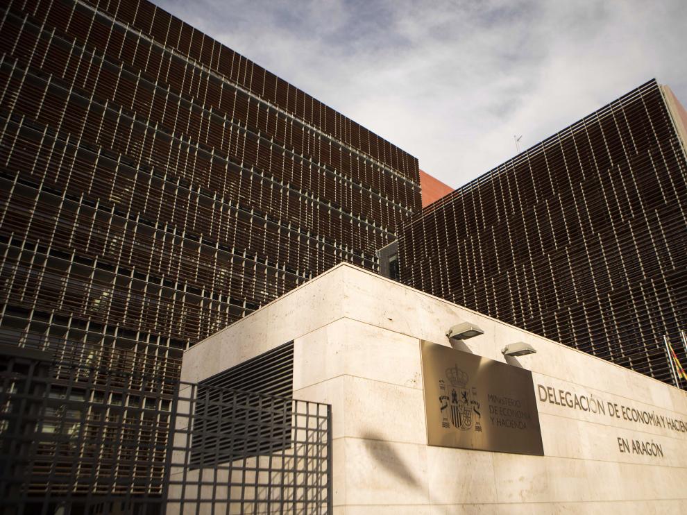 Sede de la Agencia Tributaria en Zaragoza.