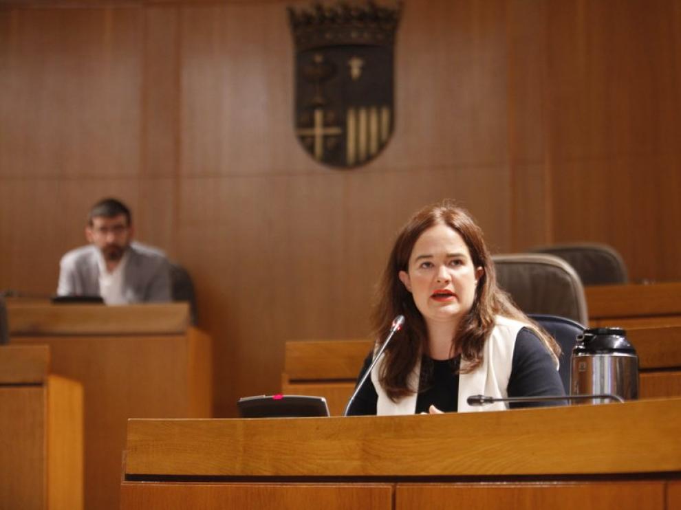 La directora de Instituto Aragonés de la Mujer (IAM), María Goikoetxea