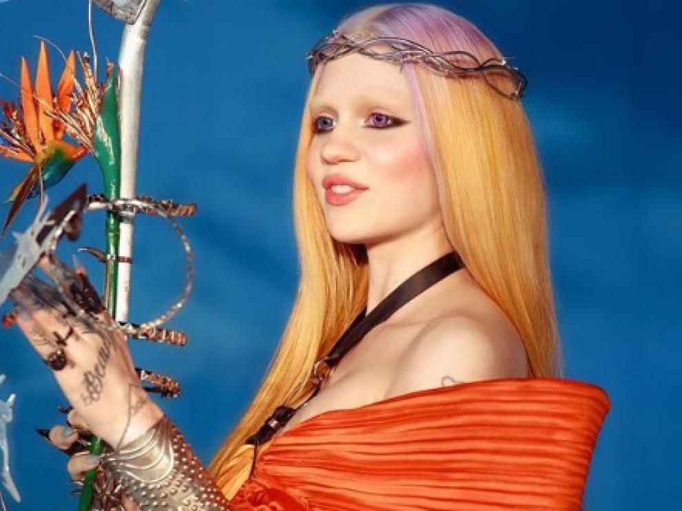 La cantante y pareja de Elon Musk Claire Elise Boucher, conocida como Grimes.