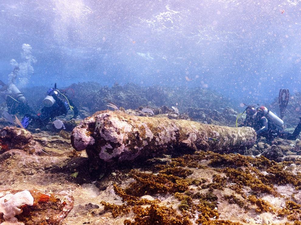 Localizan restos de naufragio de hace más de 200 años en el sureste de México