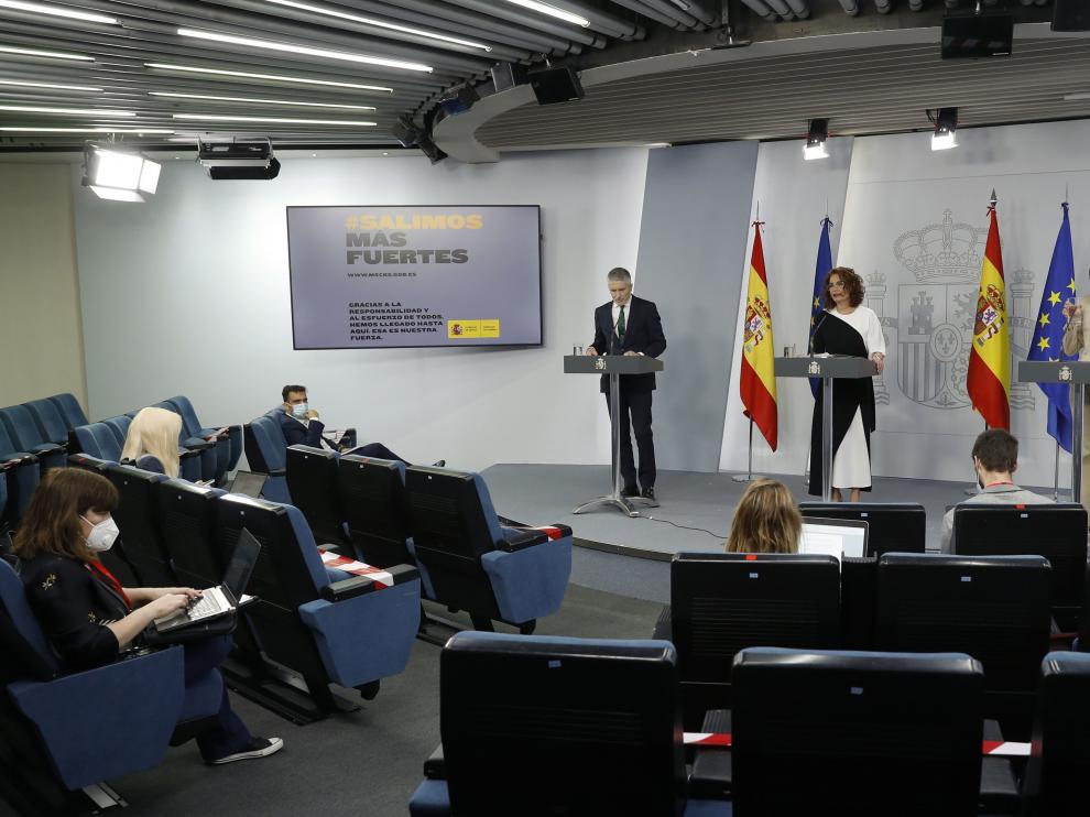 Rueda de prensa tras reunión del Consejo de Ministros