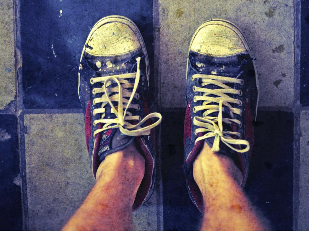 Zapatillas deportivas sucias