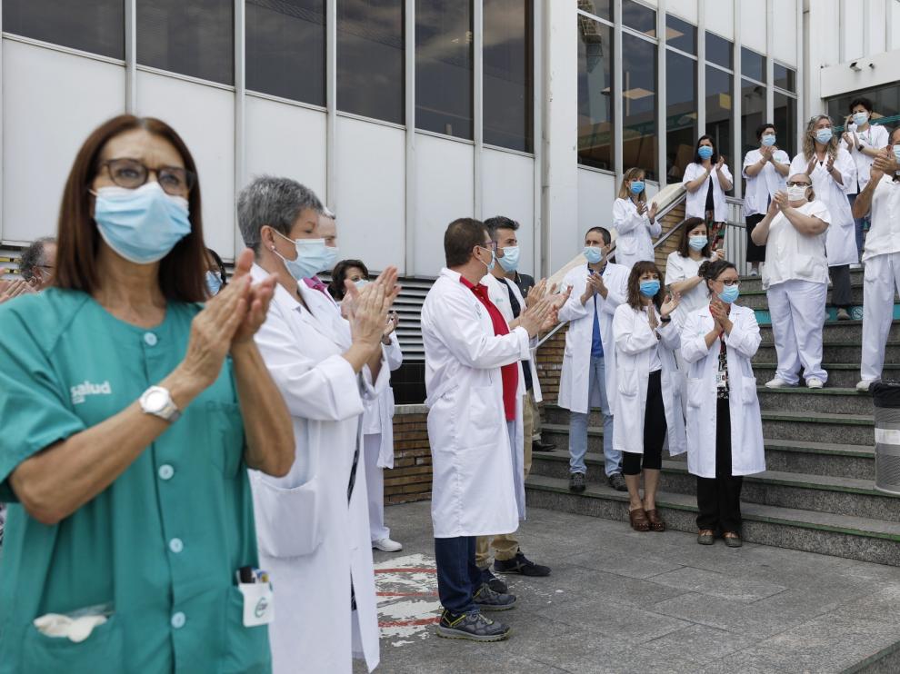 MInuto de silencio en el Miguel Servet