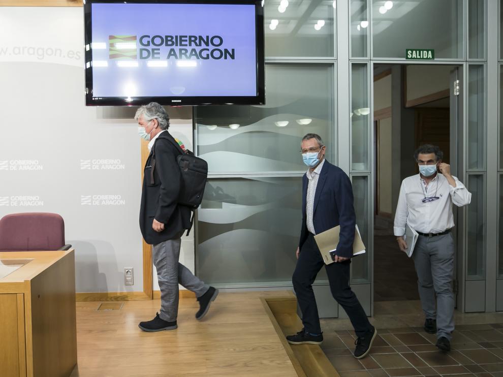 Rueda de prensa de Salud Pública del Gobierno de Aragón