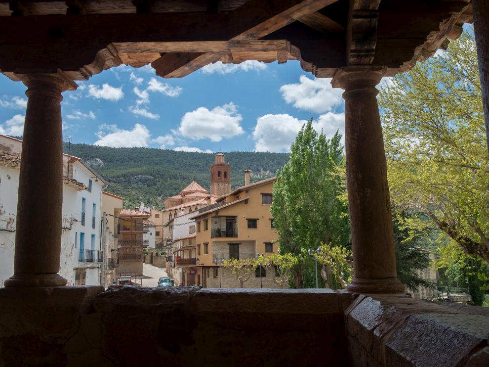 Arcos de las Salinas, una localidad turolense limítrofe con la provincia de Valencia.