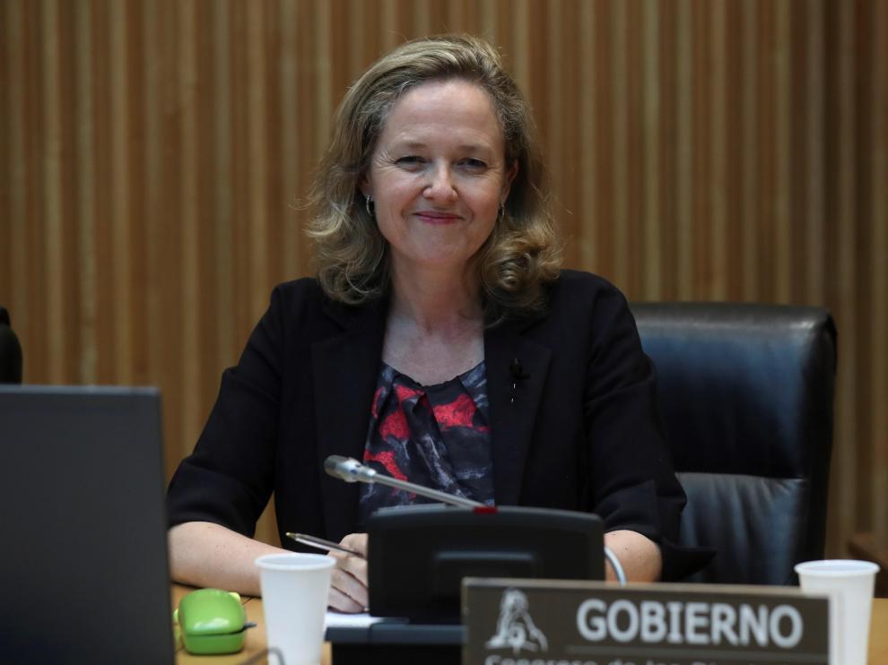 Nadia Calviño comparece ante Comisión