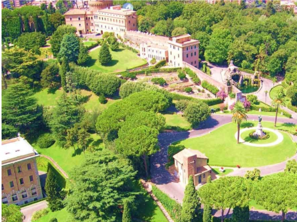 Jardines vaticanos.