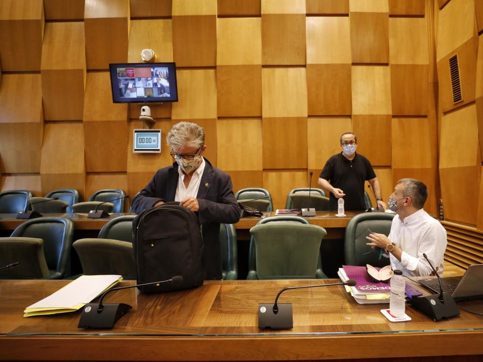 Pleno de este viernes en el Ayuntamiento de Zaragoza.