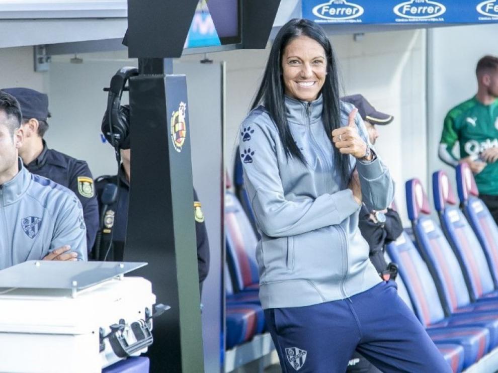 Verónica Rodríguez, preparadora del Huesca femenino.