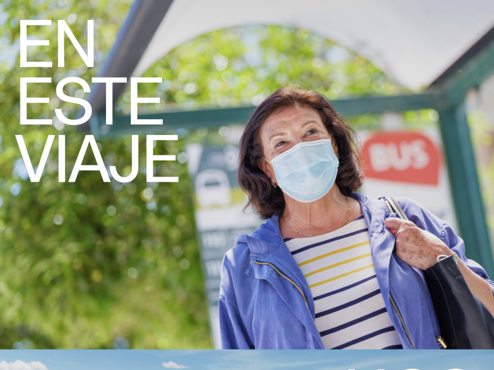Las imágenes de la campaña informativa reflejan los diferentes paisajes de Aragón