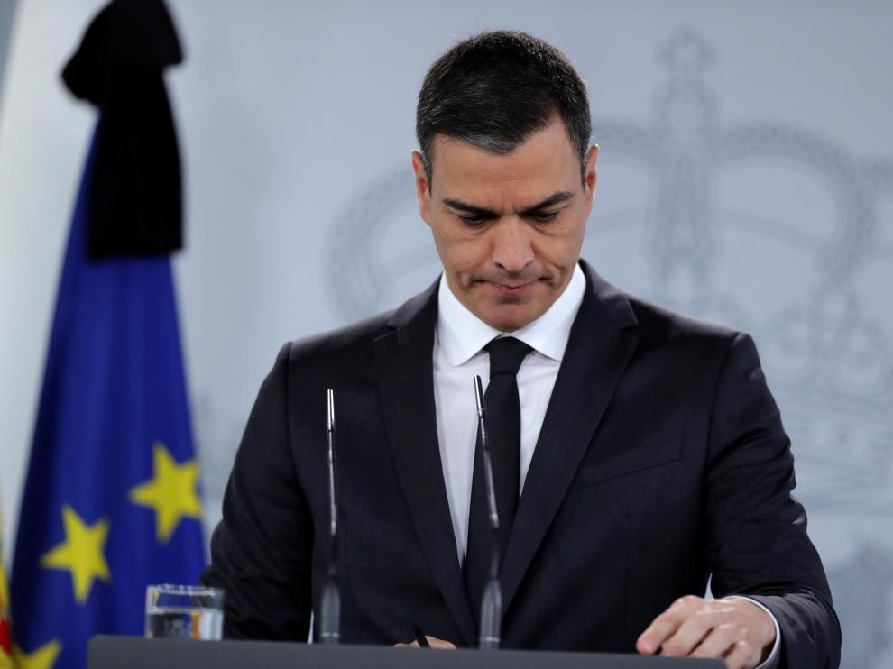 Rueda de prensa del presidente del Gobierno, Pedro Sánchez