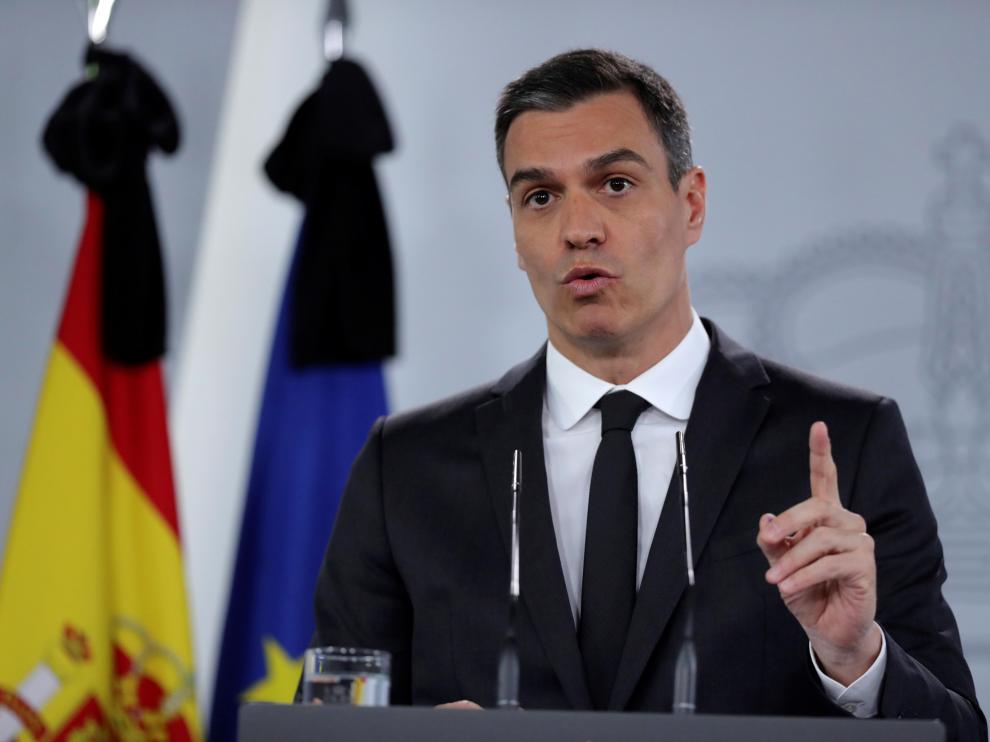 Rueda de prensa del presidente del Gobierno, Pedro Sánchez