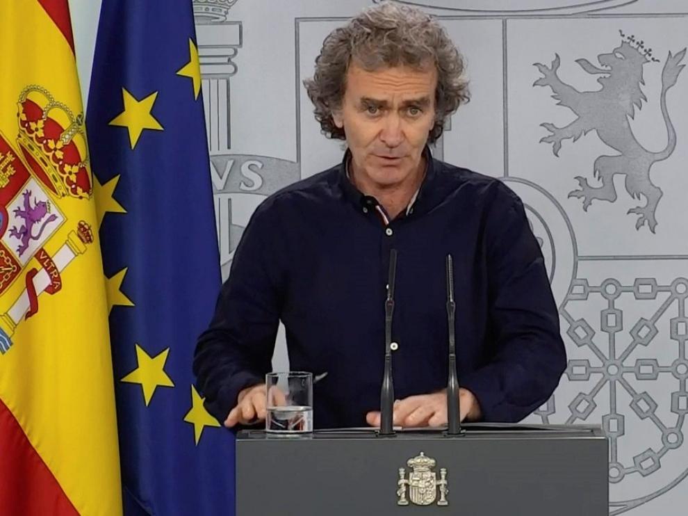 Rueda de prensa de Fernando Simón