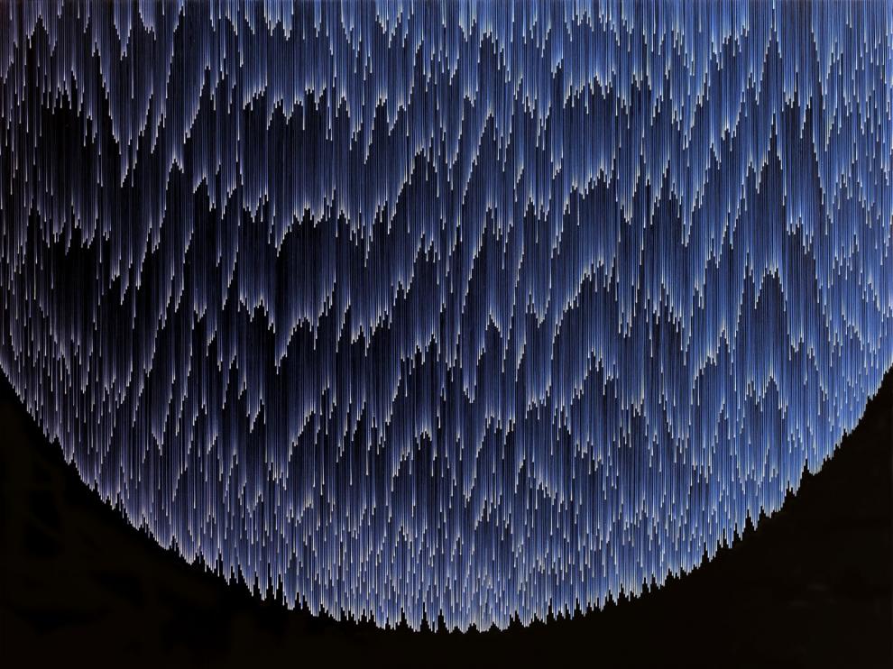 'Pintura#46', la obra con la que Roberto Coromina ganó el Gran Premio de Arte Santa Isabel en 2016.