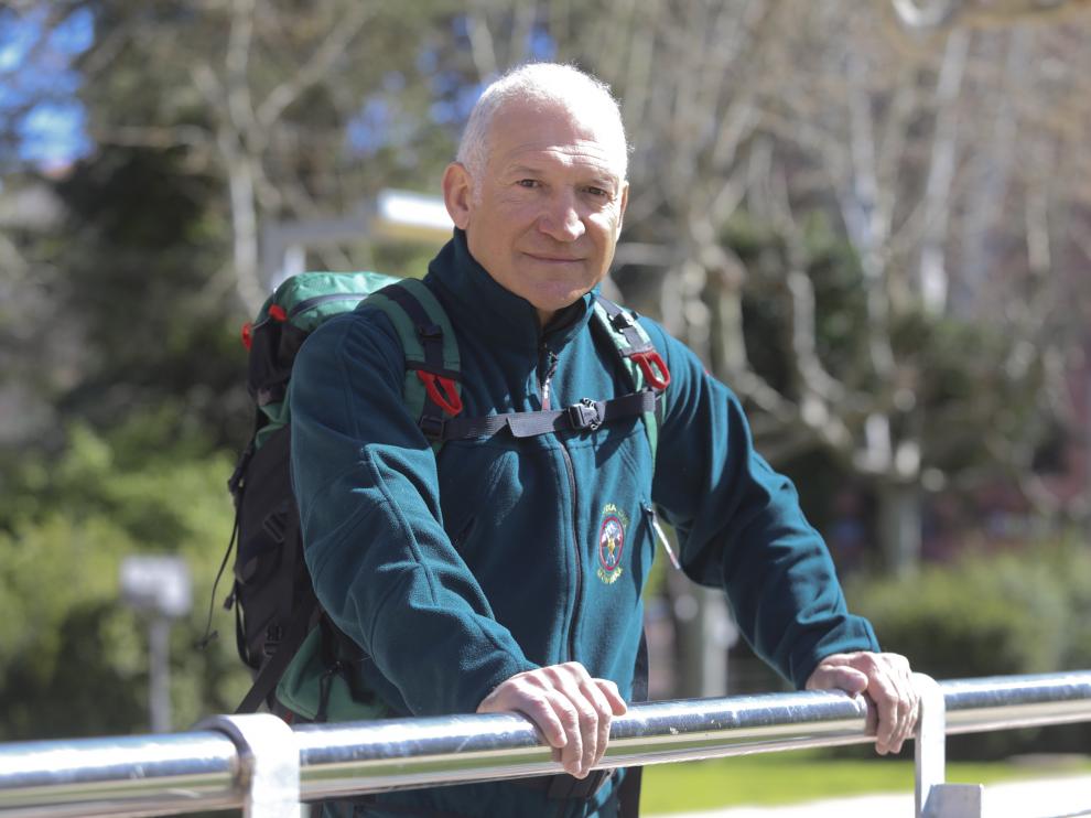 Patxi Álvarez, instructor del CAEM de Candanchú, pasó en marzo a la reserva.