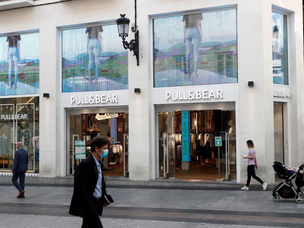 Tienda de la cadena Inditex en la calle Preciados de Madrid.