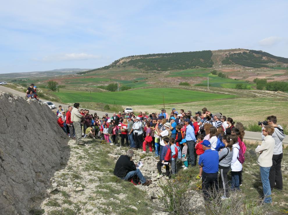 Comunicación social de la ciencia en un yacimiento turolense con huellas de dinosarurios