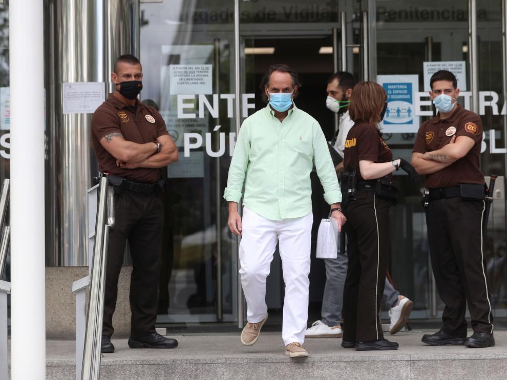 Manuel Galdeano, portavoz de CSIF, tras poner una denuncia en los juzgados de Madrid contra las amenazas a funcionarios del SEPE.