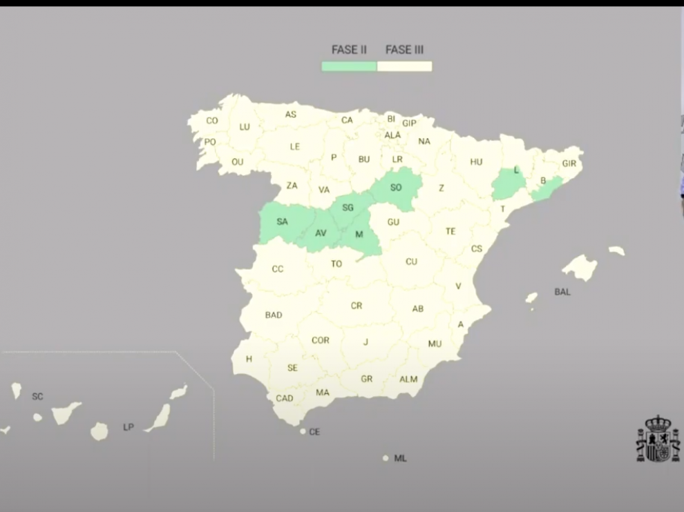 Simón y Salvador Illa en rueda de prensa