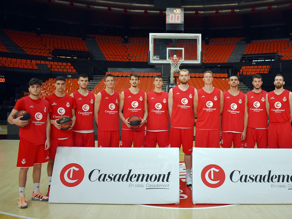 La plantilla del Casademont Zaragoza para la fase final de la Liga Endesa