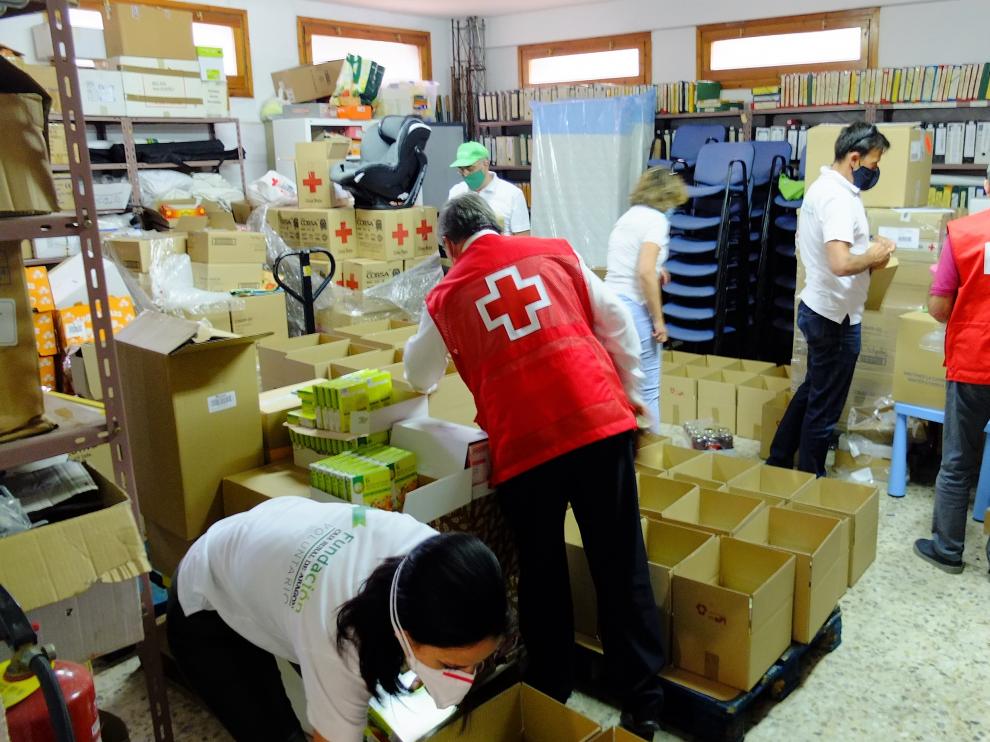 Preparación de los lotes antes de su distribución.