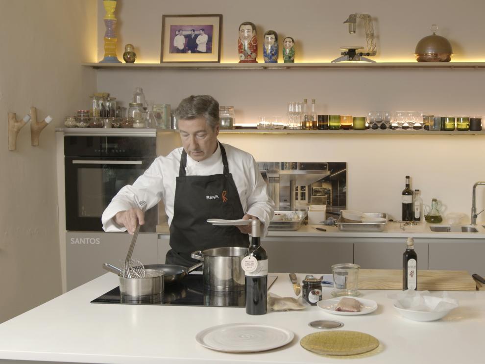 El chef Joan Roca pone cara al proyecto del Celler de Can Roca y BBVA.