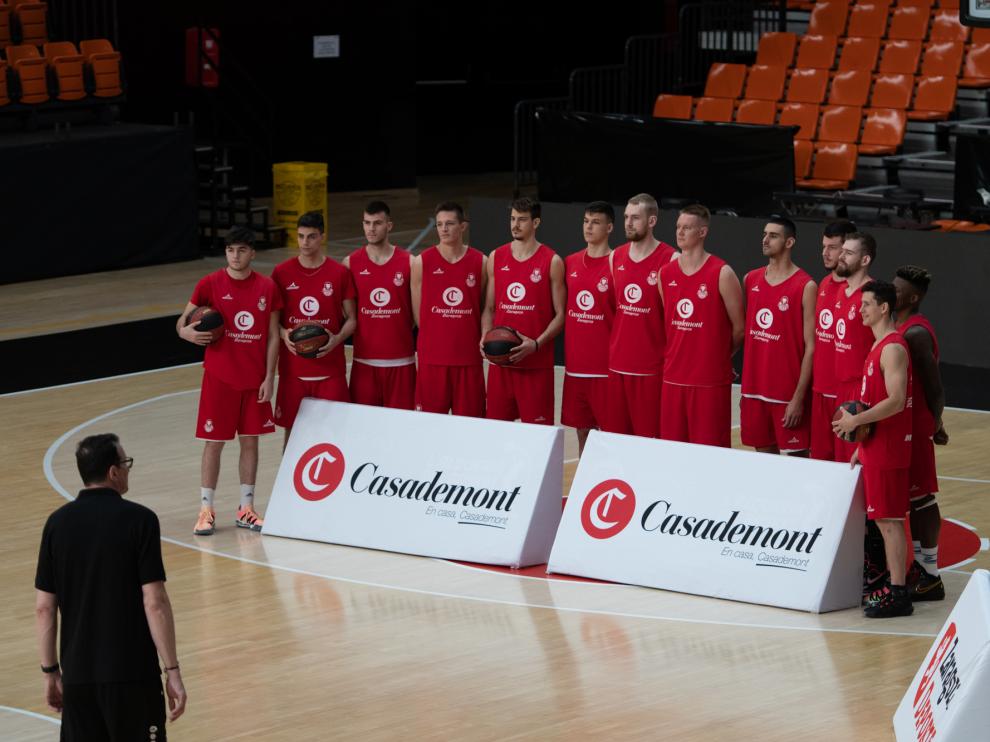 Plantilla del Casademont Zaragoza para la fase final de la Liga Endesa.