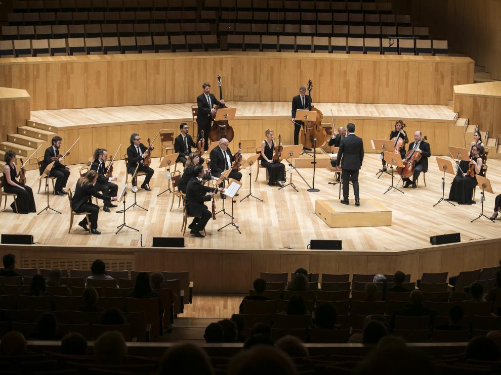 Reapertura de la sala Mozart del Auditorio de Zaragoza con un concierto recuerdo a las víctimas de la covid-19