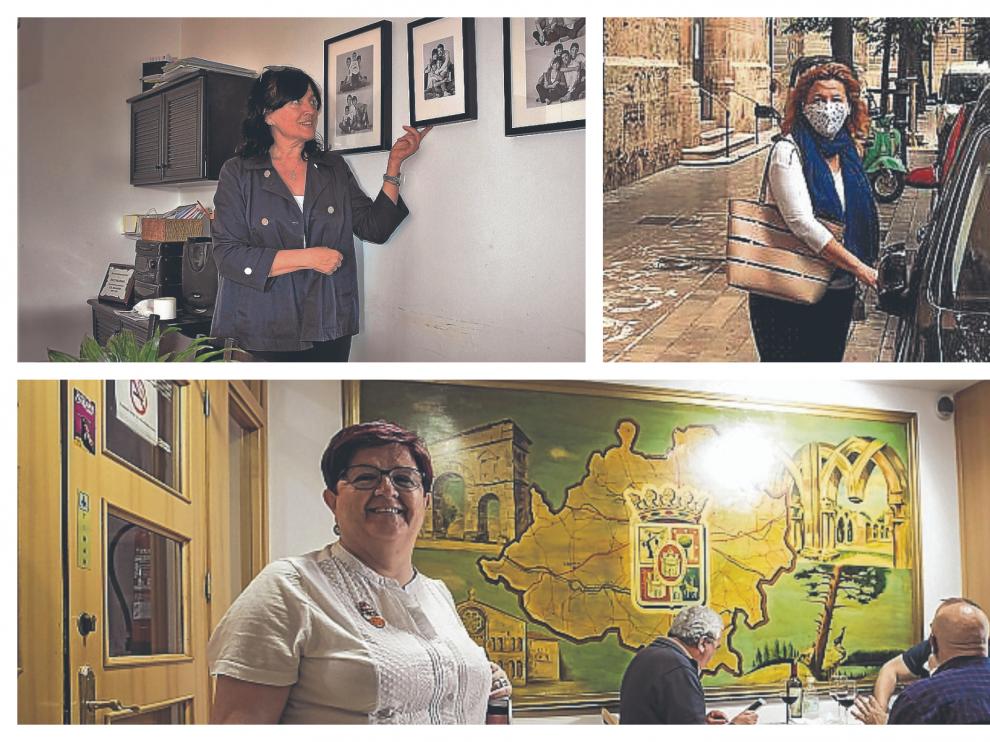 Yolanda Castelló, Ángeles Civantos y Pilar Ruíz regresan a Aragón