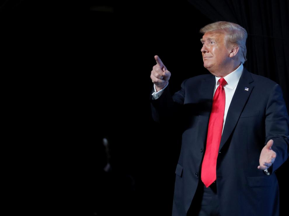 Donald Trump en un acto en Phoenix, Arizona, este martes.