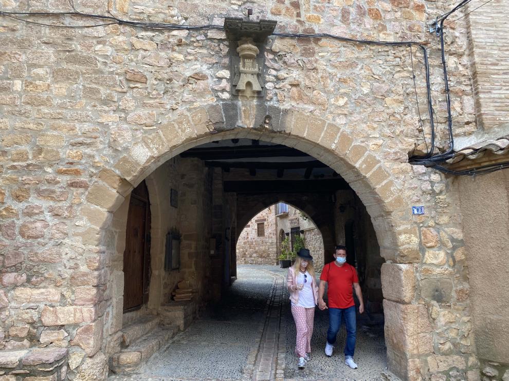 Foto del casco urbano de Alquézar