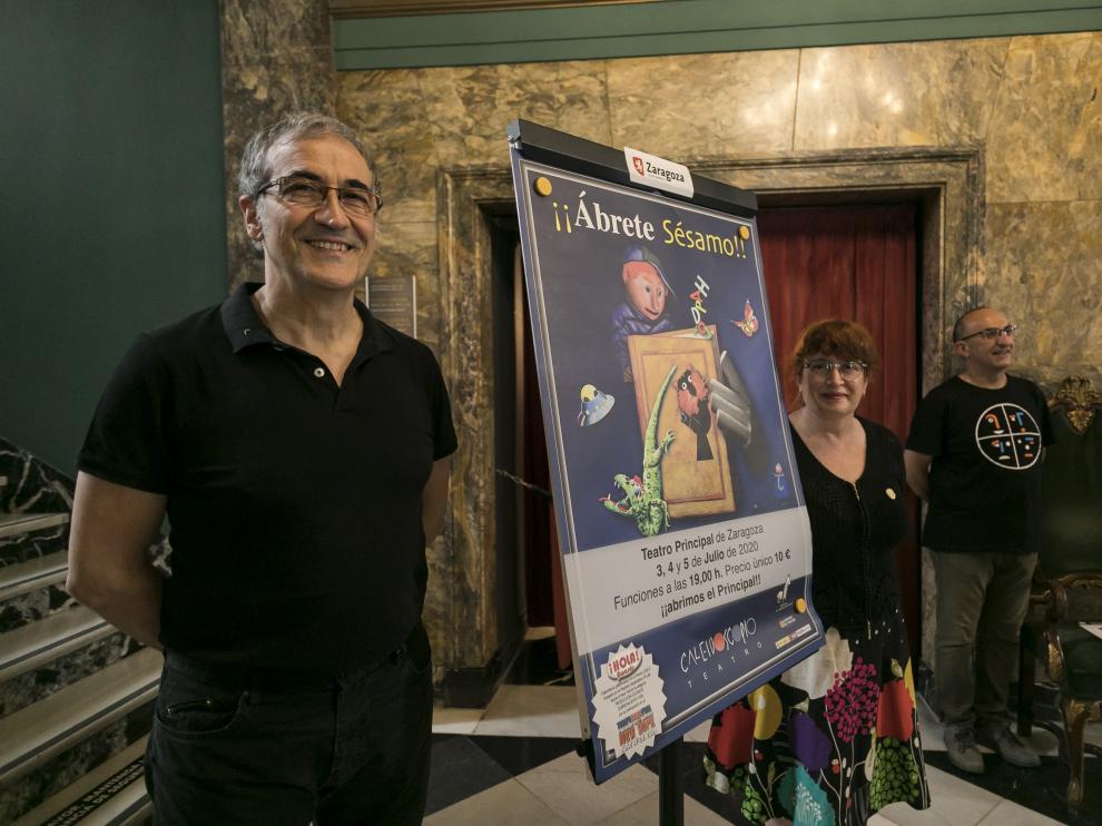 Roberto Barra y Azucena Gimeno, de Caleidoscopio Teatro, reabrírán el Principal.