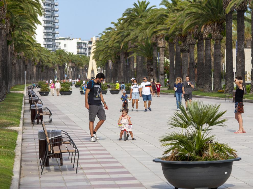 Salou empieza a acoger la llegada de los primeros aragoneses.