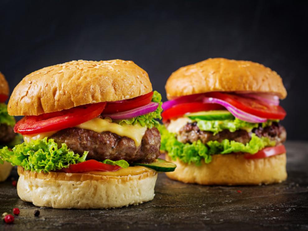 Las hamburguesas triunfan en los pedidos a domicilio.