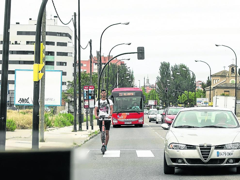 Vista de la avenida de Cataluña, cuya renovación se retrasará hasta el próximo año.
