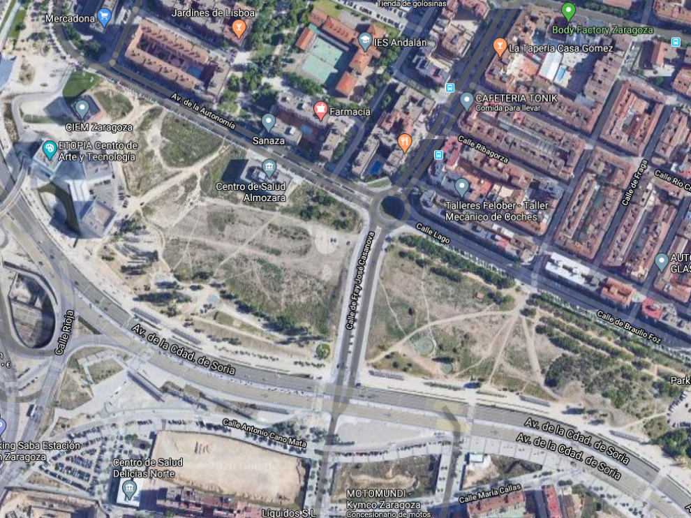 El choque tuvo lugar en el cruce entre la avenida Ciudad de Soria y Puerta Sancho.