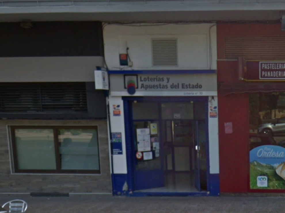 Administración de Loterías nº 70 de la capital aragonesa, situada en Vía Hispanidad, 92.