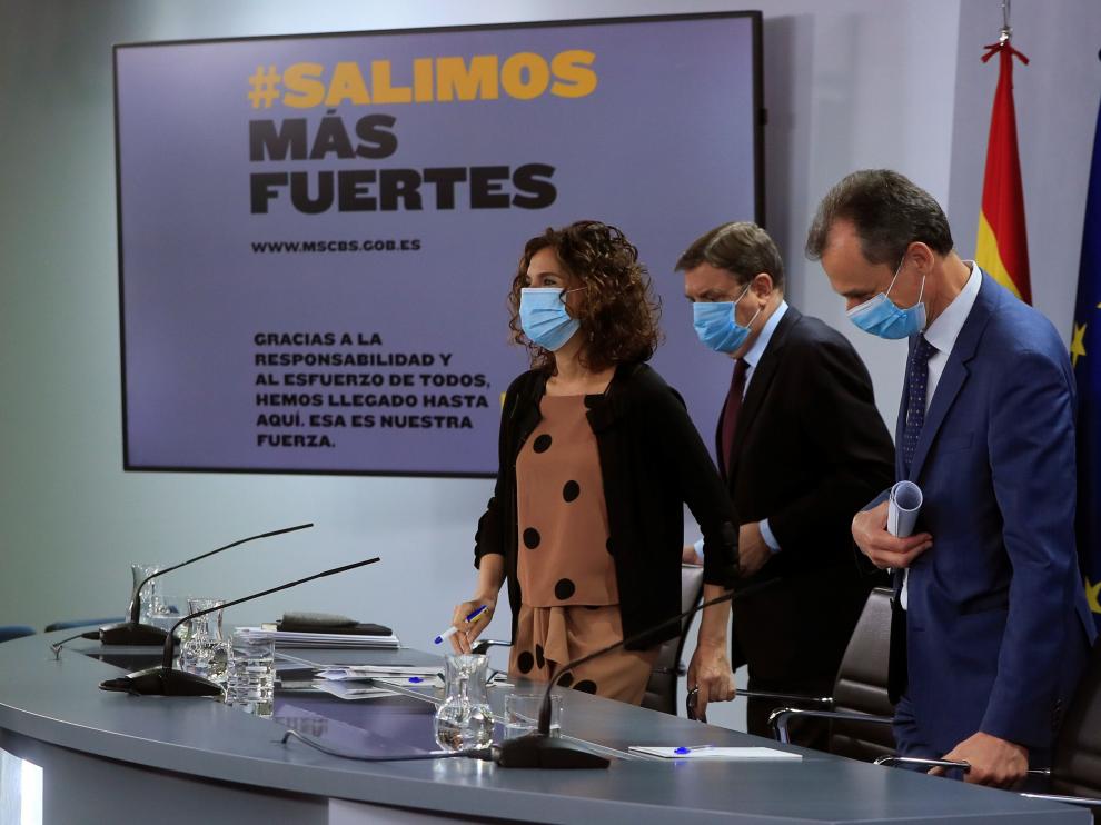 Rueda de prensa tras el Consejo de Ministros
