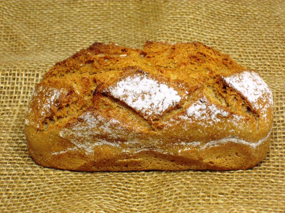 Pan casero elaborado con trigo Aragón 03.