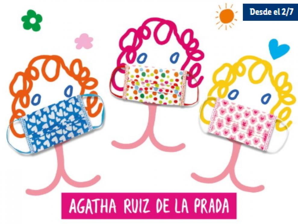 Lidl y Agatha Ruiz de la Prada lanzan una colección de mascarillas solidarias.