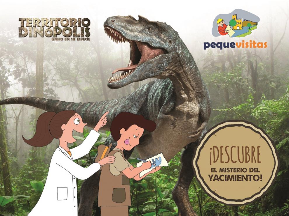 Imagen promocional de 'pequevisitas' a Territorio Dinópolis.
