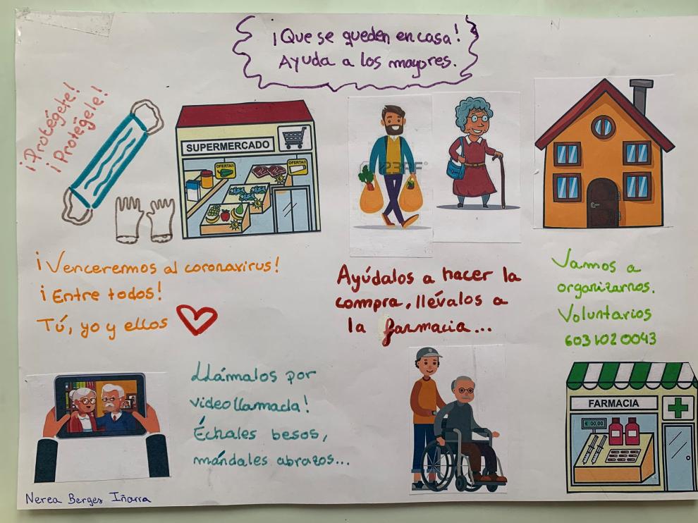 Dibujo de un alumno del colegio Liceo Europa.