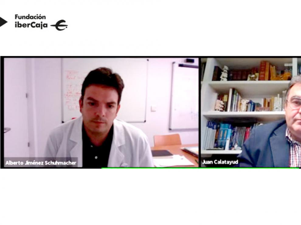 Alberto Jiménez Schuhmacher y Juan Calatayud.