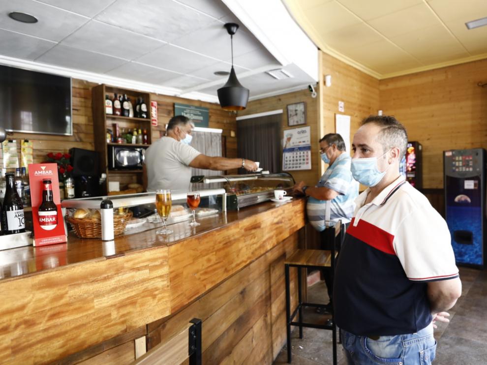 Un bar de la localidad zaragozana de Sádaba