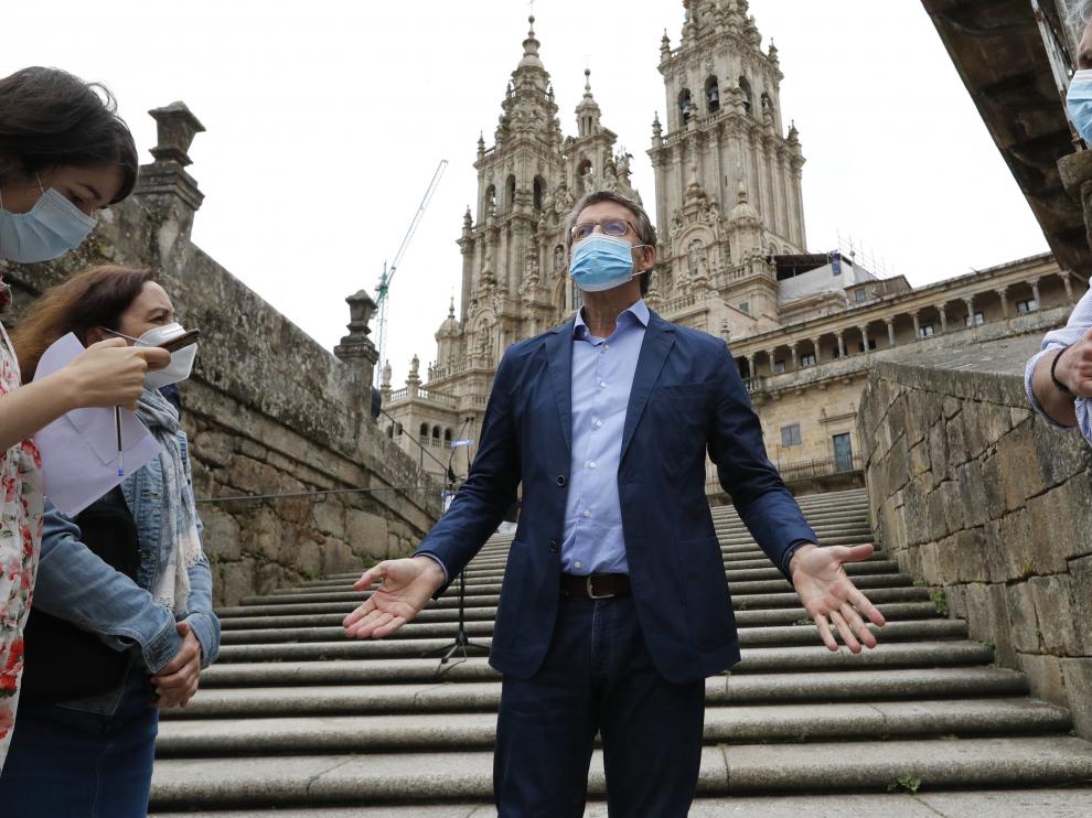 Feijóo visita las cuatro provincias gallegas en el cierre de campaña para el domingo