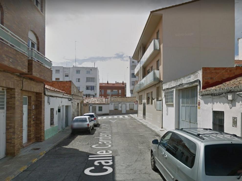 La furgoneta estaba aparcada en la calle de Cardenal Casanova.