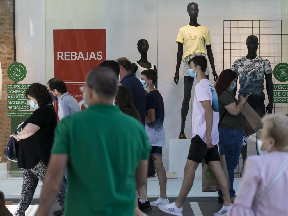 Rebajas en Zaragoza.