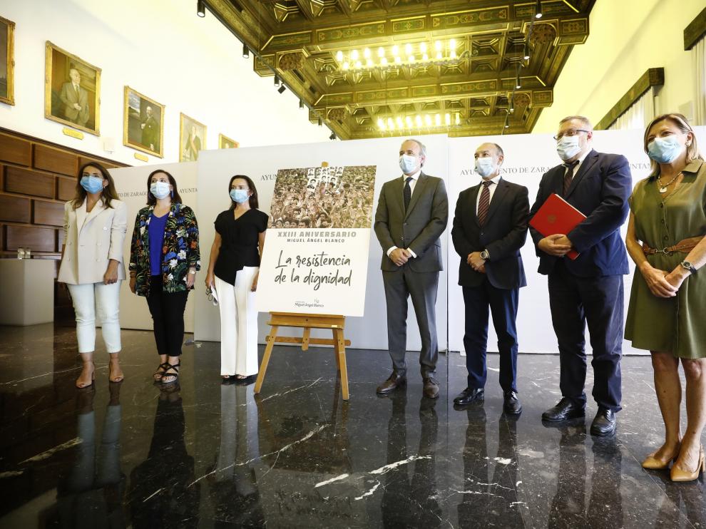 Zaragoza muestra "gratitud eterna" a Miguel Ángel Blanco 23 años después