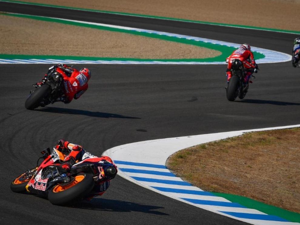 Entrenamientos oficiales de Moto GP en Jerez