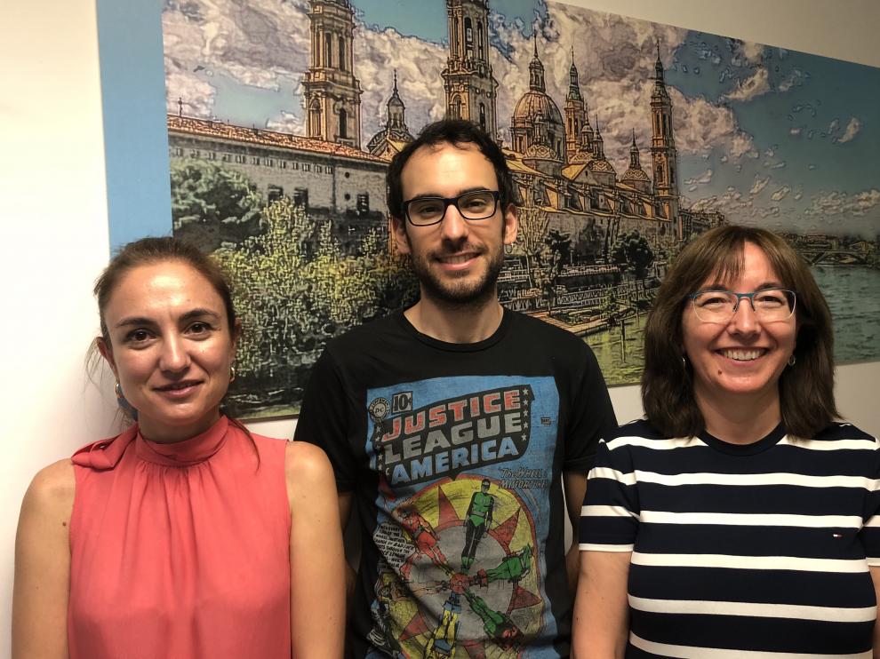 Vanesa Fernández-Moreira, Andrés Luengo y Concepción Gimeno
